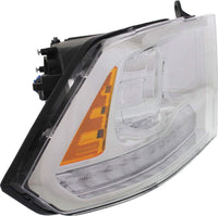 Front Head Light Assembly Right Passenger Side Direct Replacement Compatible With 2013-2015 Ram 1500 2500 3500 CH2503244 68093216AB