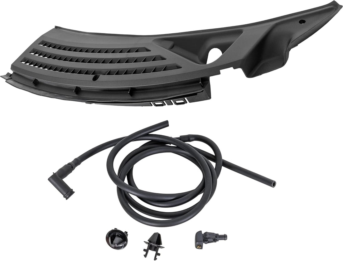 Front Wiper Cowl Grille Left Hand Side Assembly Direct Replacement Compatible With 2009-2014 Ford F-150 FO1271106 BL3Z15022A69A