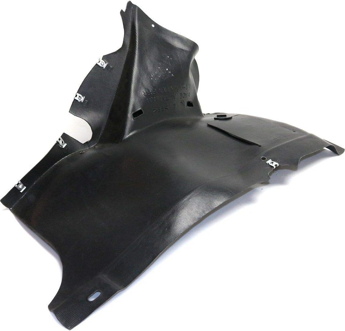 Front Fender Liner Right Passenger Side Direct Replacement Compatible With 2015-2020 Volkswagen e-Golf / 2015-2017 Golf VW1249125 5G0805912L