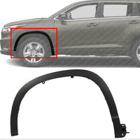 Front Wheel Opening Molding Left Driver Side Direct Replacement Compatible with 2014-2019 Toyota Highlander TO1290105 750860E010