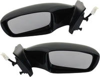 Set Of 2 Power Mirror Manual Folding Heated Primed Left Driver & Right Passenger Side Direct Replacement Compatible With 2011-2014 Hyundai Sonata HY1321168 HY1320168 876203Q110