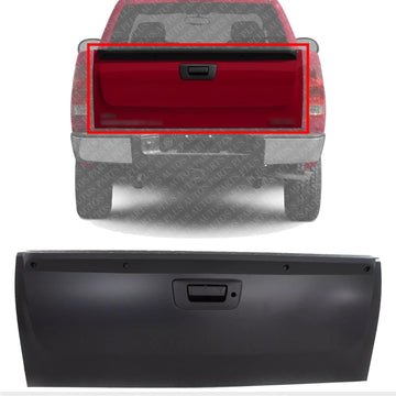 Tailgate Assembly with Locking & Latch Without Rear View Camera Direct Replacement Compatible with Chevrolet Silverado/GMC Sierra 1500 2007-2013 / 2500HD 3500HD 2007-2014 GM1901105