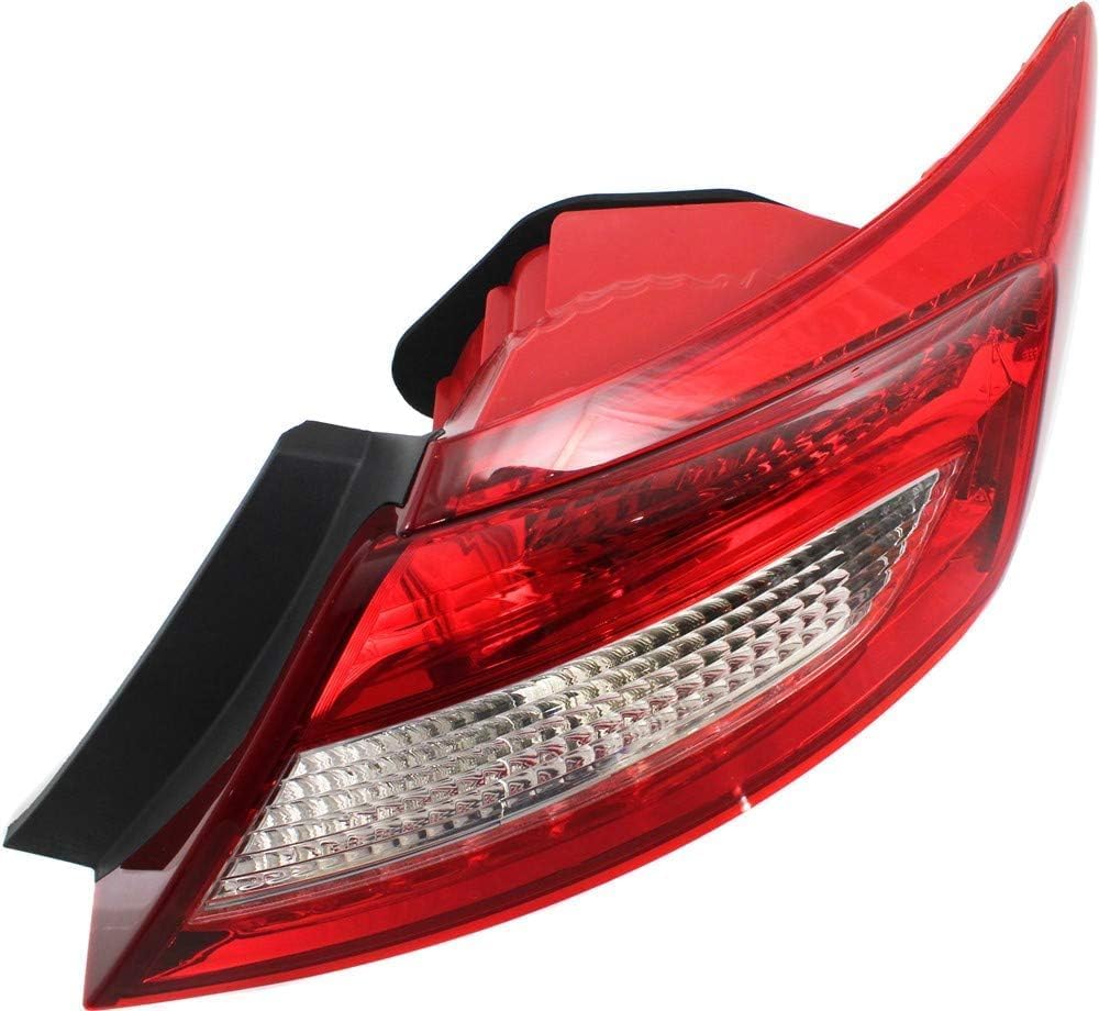 Tail Light Assembly Right Passenger Side Direct Replacement Compatible With 2012-2013 Honda Civic HO2801179 33500TS8A01