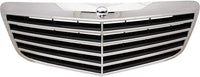 Front Grille Chrome Shell with Black Insert Without Proximity Cruise Control Direct Replacement Compatible With 2007-2009 Mercedes Benz E-CLASS MB1200146 21188017839040