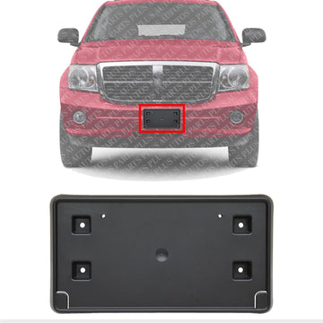 Front License Plate Bracket Textured Direct Replacement Compatible with 2014-2020 Dodge Durango CH1068135 5113718AC