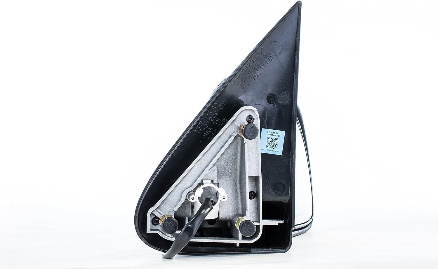 Front Power Mirror Manual Folding Non-Heated Chrome Right Passenger Side Direct Replacement Compatible With 1999-2002 Chevrolet Silverado/GMC SIERRA GM1321174 15172248