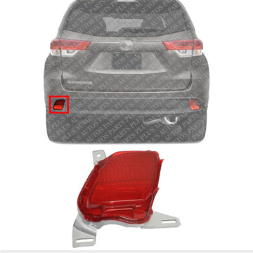Rear Bumper Reflector Left Driver Side Direct Replacement Compatible with 2014-2019 Toyota Highlander TO1184108 814900E020