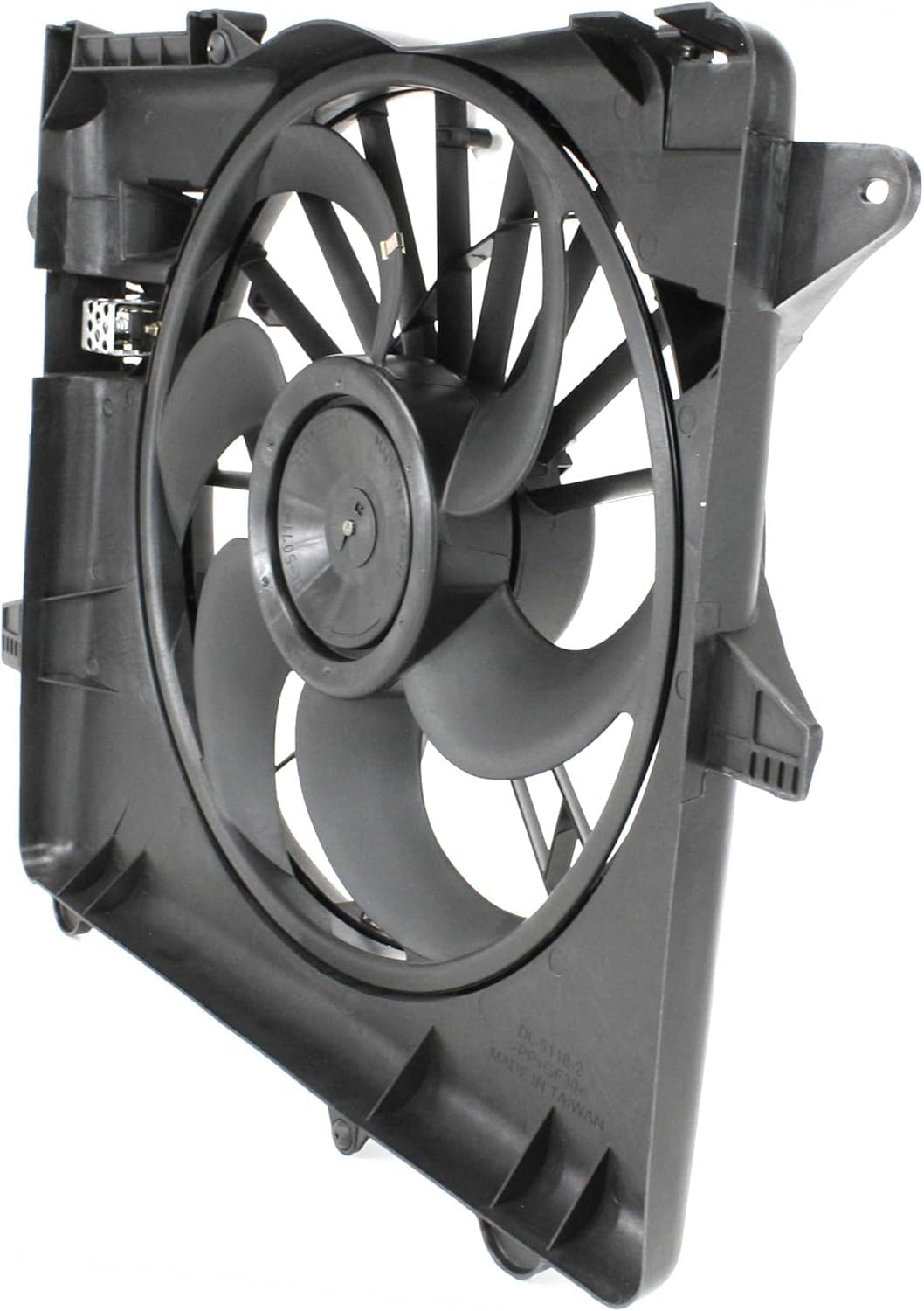 Front Radiator Cooling Fan Assembly Plastic Direct Replacement Compatible with 2005-2014 Ford Mustang FO3115152 DR3Z8C607D