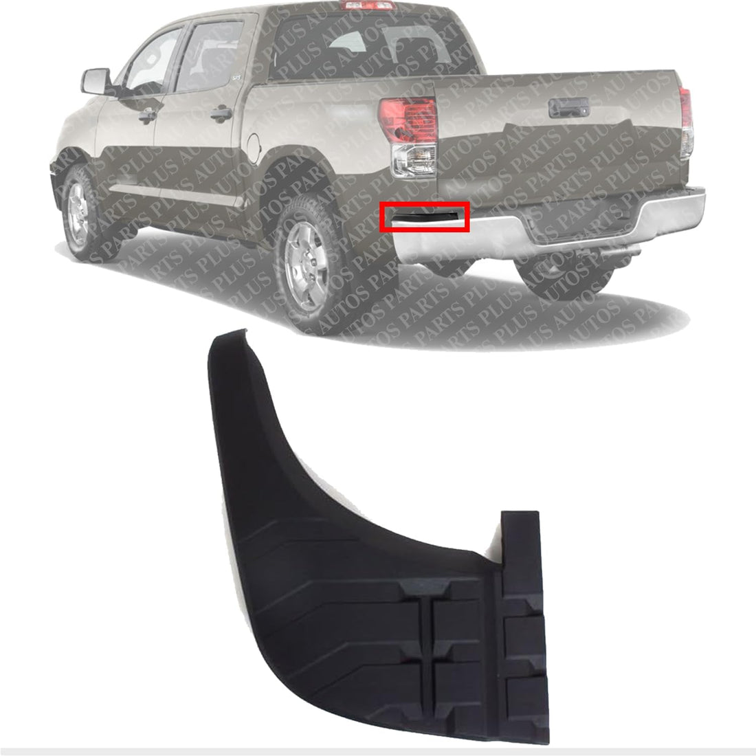 Rear Bumper Step Pad Extension Left Driver Side Direct Replacement Compatible With 2007-2013 Toyota Tundra TO1196100 521640C040