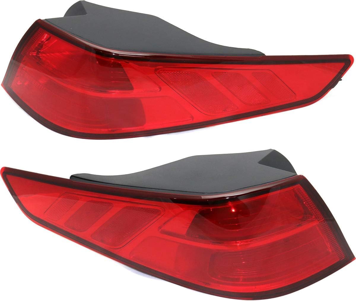 Set Of 2 Tail Light Outer Assembly Left Driver & Right Passenger Side Direct Replacement Compatible With 2014-2015 Kia Optima KI2804114 ‎‎‎‎‎‎KI2805114 924014C500 924024C500
