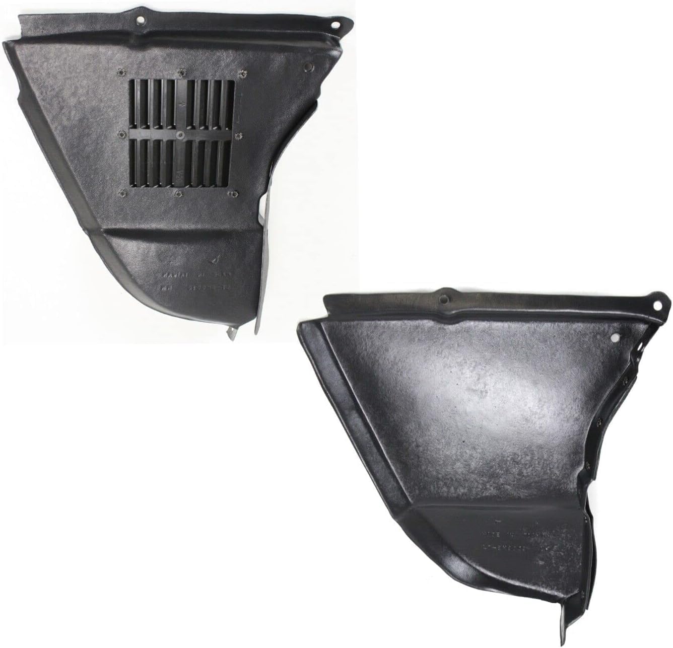 Front Engine Splash Shield Under Cover Right Passenger & Left Driver Side Direct Replacement Compatible with BMW 5-Series 2004-2007 BM1228125 BM1228126 51717033754 51717033753