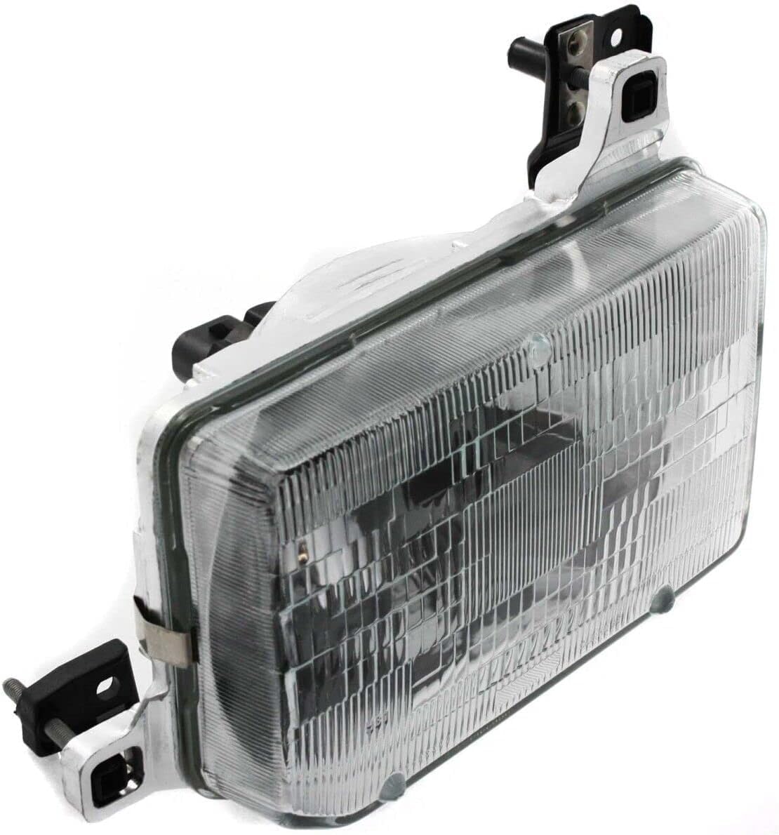 Set Of 2 Front Head Light Assembly Plastic Left Driver & Right Passenger Side Direct Replacement Compatible With 1987-1995 Nissan Pathfinder NI2503104 NI2502104 B601041G00 B606041G00