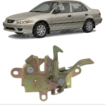 Front Hood Latch Lock Steel Without Theft Deterrent Direct Replacement Compatible with 1998-2002 Toyota Corolla TO1234109 5351002040