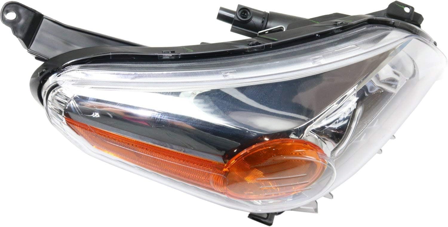 Set Of 2 Front Head Light Assembly Left Driver & Right Passenger Side Direct Replacement Compatible With 2008-2012 Scion xD SC2502103C SC2503103C 8113052890 8117052880