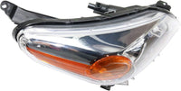 Set Of 2 Front Head Light Assembly Left Driver & Right Passenger Side Direct Replacement Compatible With 2008-2012 Scion xD SC2502103C SC2503103C 8113052890 8117052880