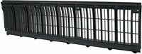 Front Header Panel + Grille + Headlight Door Bezel Primed Left Driver & Right Passenger Side Direct Replacement Compatible With 1991-1996 Jeep Cherokee CH1220107 CH1200177 CH2512124