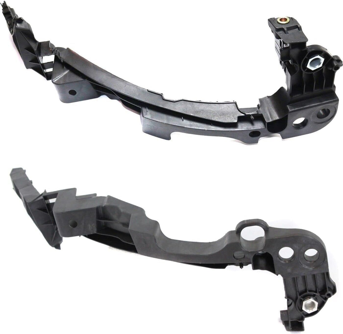 Set Of 2 Front Bumper Cover Outer Bracket Plastic Left Driver & Right Passenger Side Direct Replacement Compatible With 2010-2014 Volkswagen Golf/GTI VW1043105 VW1042105