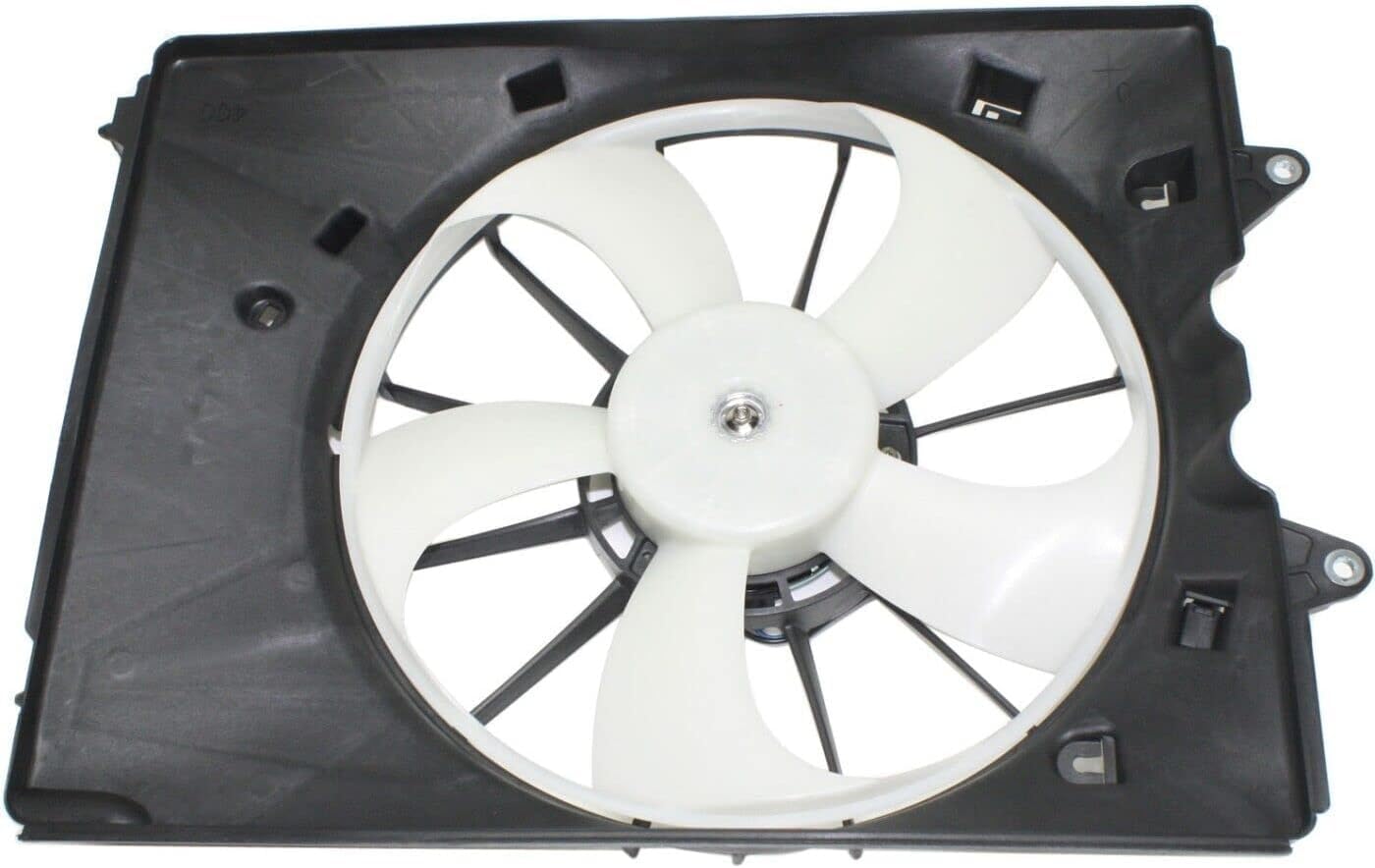 Front A/C Condenser Fan Assembly Left Driver Side Direct Replacement Compatible with 2014-2020 Acura MDX / 2017-2023 Honda Ridgeline AC3115125 190155J6A01-PFM