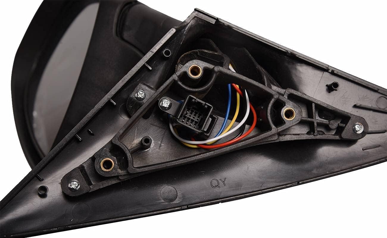 Front Power Mirror Manual Folding Non-Heated Primed Right Passenger Side Direct Replacement Compatible With 2011-2013 Kia Optima KI1321152 876202T110