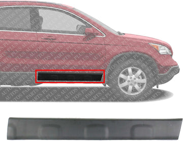 Front Door Molding Textured with Clip Right Passenger Side Direct Replacement Compatible with 2007-2011 Honda CR-V HO1305107 75312SWA003