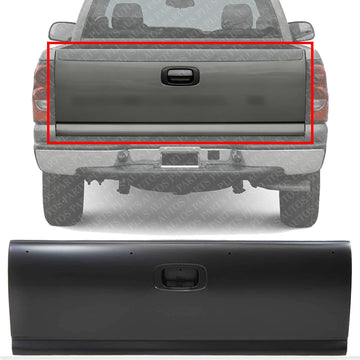 Rear Tail Gate Fleetside Direct Replacement Compatible with 1999-2006 Chevrolet Silverado GM1900115 15231877