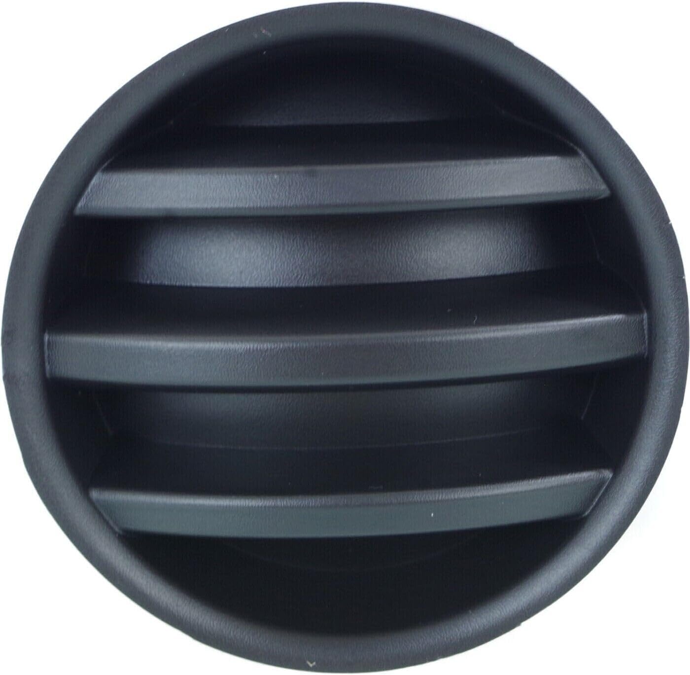 Front Fog Light Cover Textured Left Driver & Right Passenger Side Direct Replacement Compatible With 2006-2010 Dodge Charger CH1038135 4806184AA