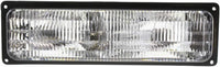 Front Grill Chrome Shell And Insert + Headlights + Signal Lamps Left Driver & Right Passenger Side Direct Replacement Compatible With 1994-2000 Chevrolet C/K Series GM1200238