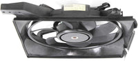 Front Radiator Cooling Fan Assembly Direct Replacement Compatible With 2001-2006 Hyundai Elantra / 2003-2008 Tiburon HY3115105 253502D001