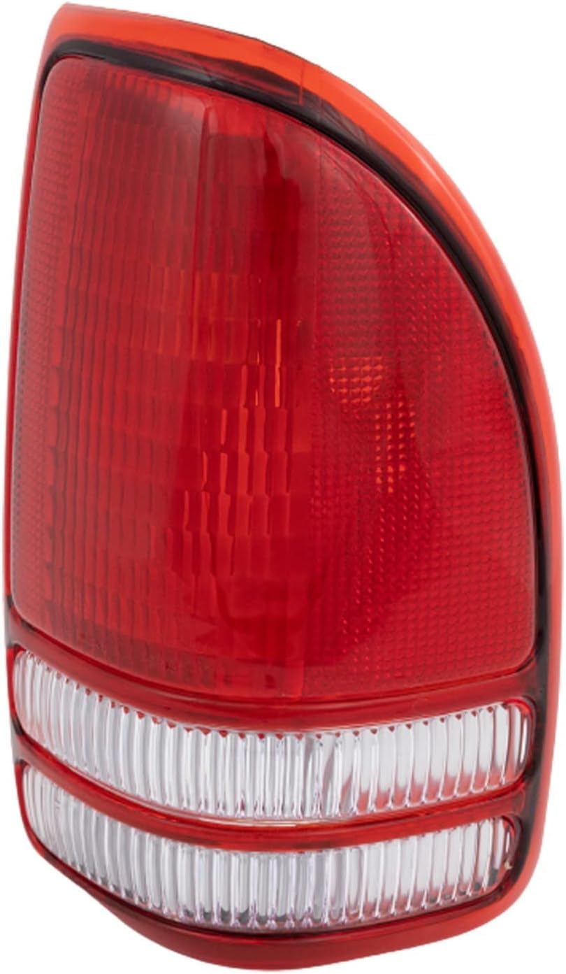 Set Of 2 Tail Light Lens And Housing Right Passenger & Left Driver Side Direct Replacement Compatible With 1997-2004 Dodge Dakota CH2801126 CH2800126 55055112 55055113