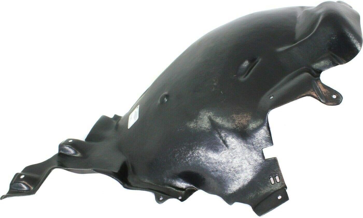 Front Fender Liner Rear Section Left Driver Side Direct Replacement Compatible With 2004-2010 Audi A8 Quattro AU1248118 4E0821191E
