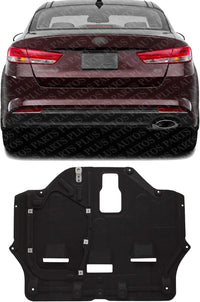 Rear Engine Splash Shield Under Cover Direct Replacement Compatible with 2016-2020 Kia Optima KI1228163 29130D5000