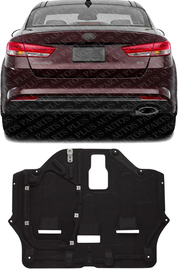 Rear Engine Splash Shield Under Cover Direct Replacement Compatible with 2016-2020 Kia Optima KI1228163 29130D5000