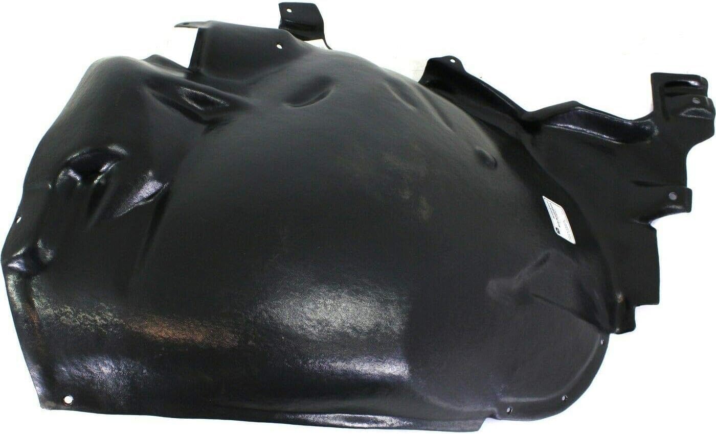 Front Fender Liner Rear Section Left Driver Side Direct Replacement Compatible With 2004-2010 Audi A8 Quattro AU1248118 4E0821191E