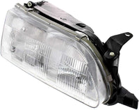 Front Head Light Assembly Right Passenger Side Direct Replacement Compatible With 1993-1997 Toyota Corolla TO2503107 811101E221