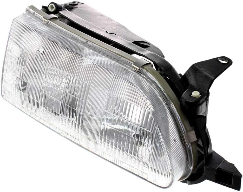 Front Head Light Assembly Left Driver Side Direct Replacement Compatible With 1993-1997 Toyota Corolla TO2502107 811501A491