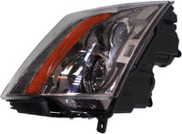 Set Of 2 Front Head Light Assembly Halogen Left Driver & Right Passenger Side Direct Replacement Compatible With 2008-2015 Cadillac CTS GM2502309 GM2503309 22783445 22783446