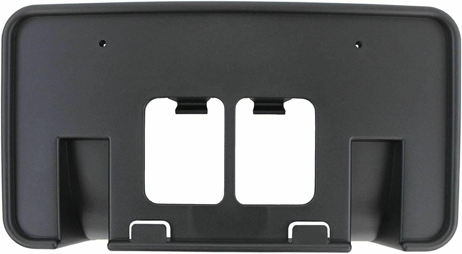 Front Bumper Chrome + Upper Cover + Lower Valance Panel + License Plate Bracket + Fog Lights Left & Right Side Direct Replacement Compatible With Ford F-Series Super Duty 2005-2007