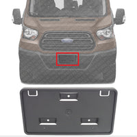 Front License Plate Bracket Textured Direct Replacement Compatible with 2015-2019 Ford Transit 150 250 350HD FO1068156 CK4Z17A385AA