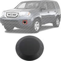 Front Fog Light Cover Primed Left Driver Side Direct Replacement Compatible With 2009-2011 Honda Pilot HO1038102 71117SZAA00ZA
