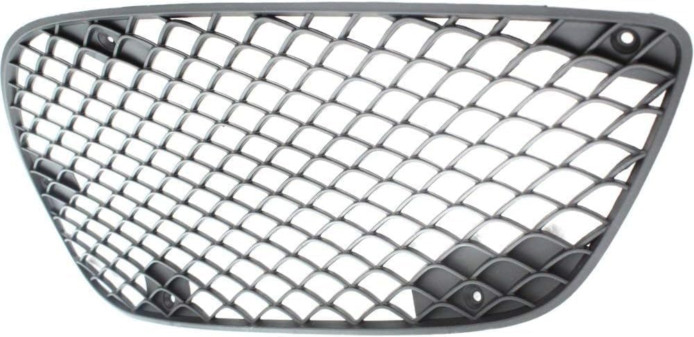 Front Bumper Outer Grille Textured Right Passenger Side Direct Replacement Compatible With 2014-2016 Mercedes Benz E-Class MB1039163 2128850623