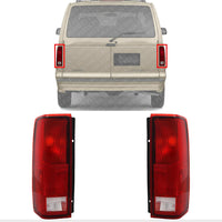 Set Of 2 Tail Lights Lens And Housing Right Passenger & Left Driver Side Direct Replacement Compatible With 1985-2005 Chevrolet Astro/GMC Safari GM2800113 GM2801112 5978023 5978024