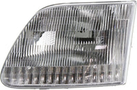 Set Of 2 Front Head Light Assembly Without Bracket Left Driver & Right Passenger Side Direct Replacement Compatible With 1997-2003 Ford F-Series FO2503139 FO2502139 3L3Z13008CA
