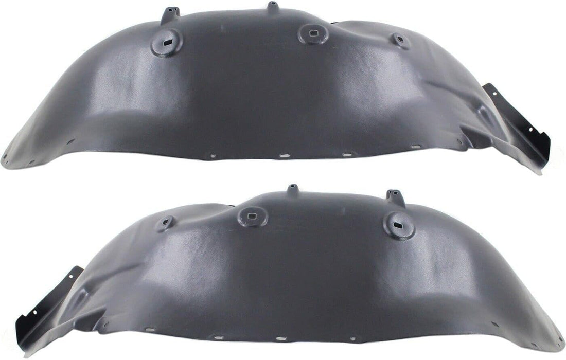 Set Of 2 Front Fender Liner Left Driver & Right Passenger Side Direct Replacement Compatible With 2011-2014 Chevrolet Silverado 2500HD 3500HD GM1249232 GM1248232 22739801 22739800