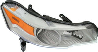 Set Of 2 Front Headlight Lens And Housing Right Passenger & Left Driver Side Direct Replacement Compatible With 2009-2011 Acura TL AC2519116 AC2518116 33101TK4A01 33101TK4A02