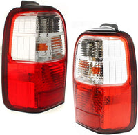 Set Of 2 Tail Light Assembly Plastic Left Driver & Right Passenger Side Direct Replacement Compatible With 2001-2002 Toyota 4Runner TO2801137 TO2800137 8155035240 8156035200