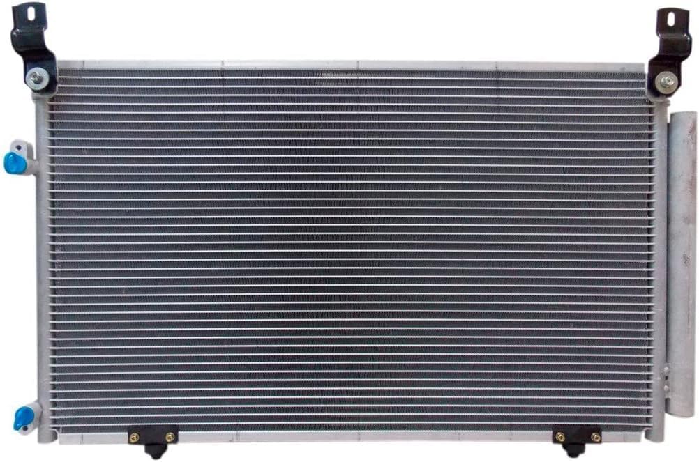 Front A/C Condenser Aluminum Core Direct Replacement Compatible With 2001-2007 Toyota Highlander TO3030116 8846048020