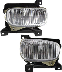 Front Bumper Upper Cover Textured + Fog Lamp Assembly Right Passenger & Left Driver Side Direct Replacement Compatible With 2000-2006 Toyota Tundra TO1000198 TO2592102 TO2593102