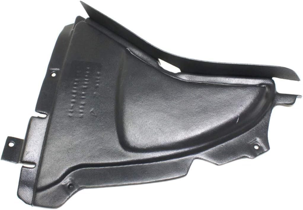 Front Lower Section Fender Liner Plastic Right Passenger Side Direct Replacement Compatible With 2010-2017 BMW 5-Series BM1251128 51757193494
