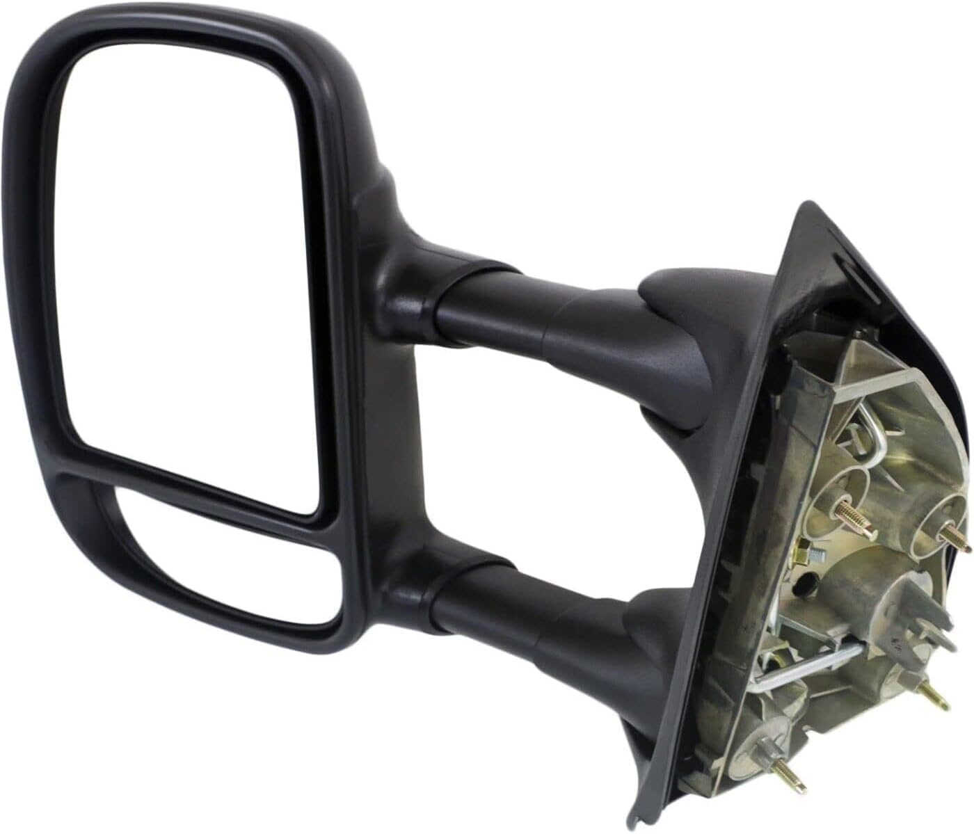AUTOS PARTS PLUS Set Of 2 Front Manual Towing Mirror Manual Folding Non-Heated Textured Left Driver & Right Passenger Side Direct Replacement Compatible With 1999-2007 Ford F-Series Super Duty