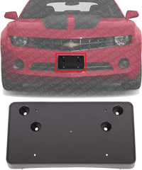 Front License Plate Bracket Partial Primed Direct Replacement Compatible with 2010-2013 Chevrolet Camaro GM1068127 92218025